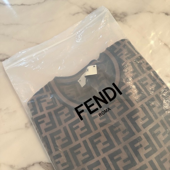 COPY - Fendi Fabric FF Motif Sweater - Picture 9 of 13